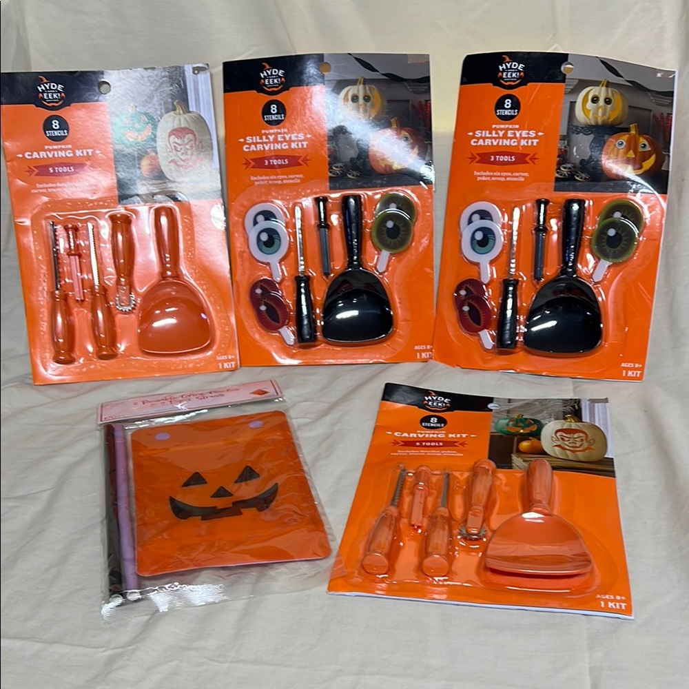 Halloween Pumpkin Carving Kits with Tools